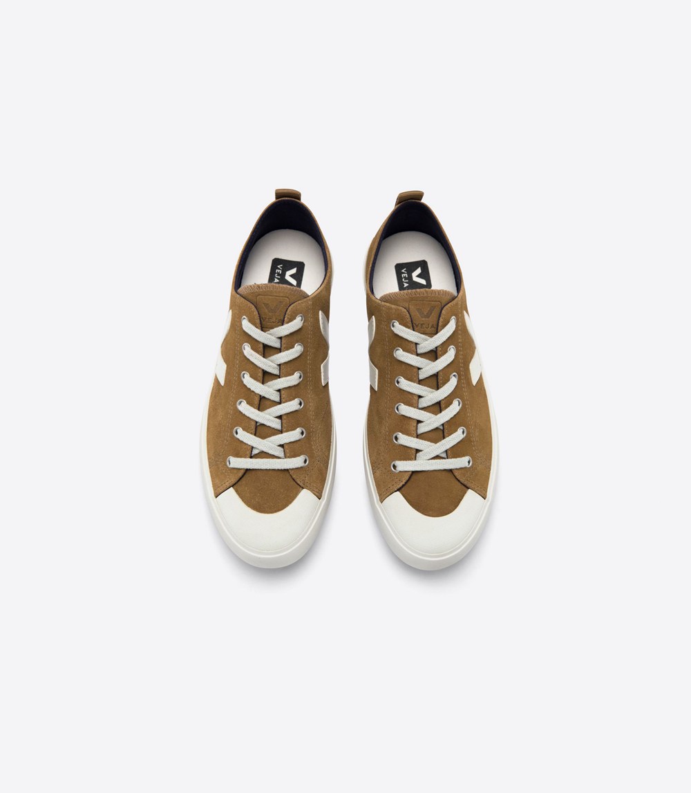 Veja Sneakers Barbati - Nova Suede - Maro/Albi - 0549716-RO